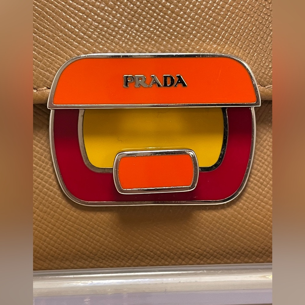 Prada Vintage Tan Leather wallet